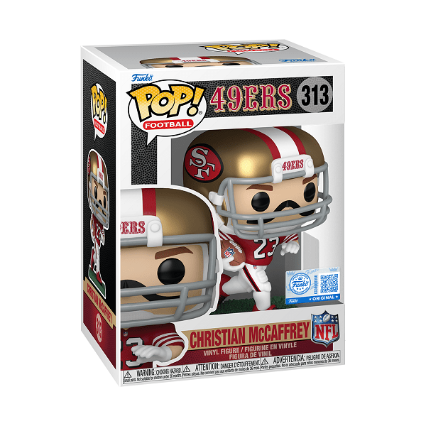 NFL: 49ers - Christian McCaffrey (Throwback) Pop! Vinyl - Gametraders Modbury Heights