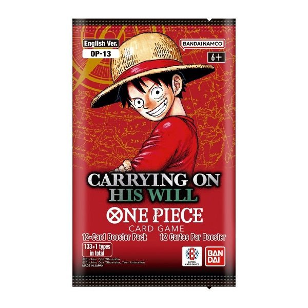 One Piece Card Game Booster Display – Carrying On His Will (OP - 13) - Gametraders Modbury Heights