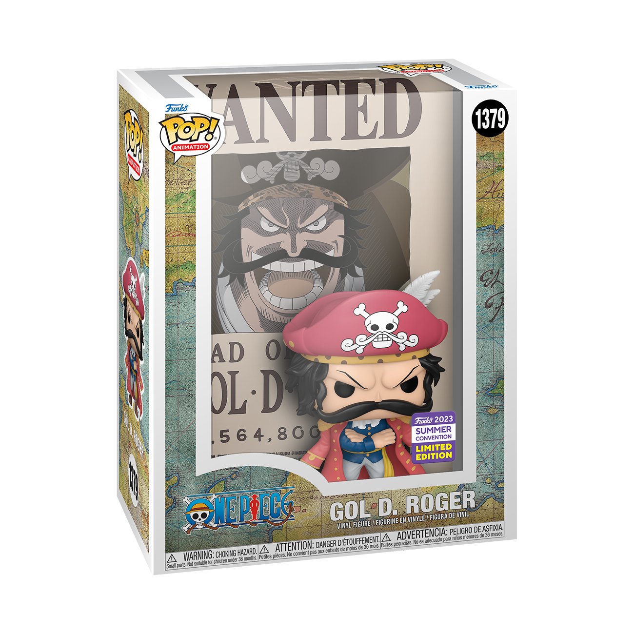 One Piece - Gol D Rogers Wanted Cover Pop! Vinyl SD23 - Gametraders Modbury Heights