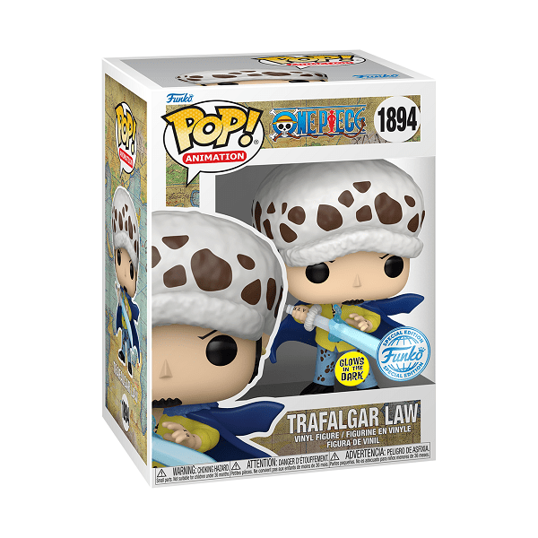 One Piece - Law w/Blue Anesthesia Glow Pop! Vinyl - Gametraders Modbury Heights