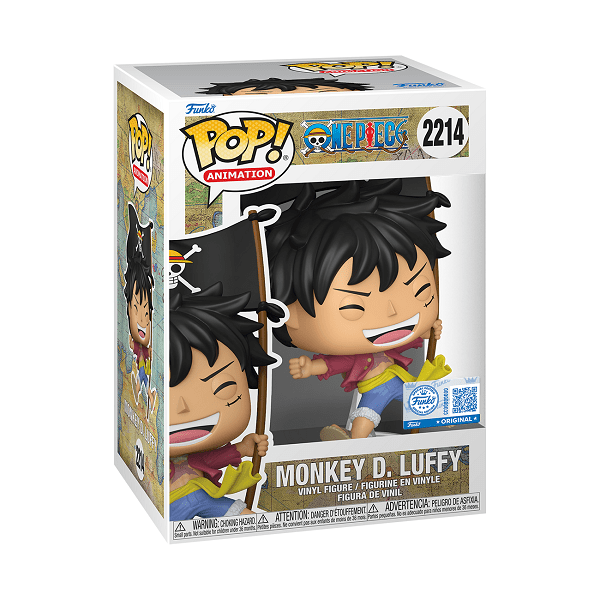 One Piece - Luffy w/Flag Pop! Vinyl - Gametraders Modbury Heights
