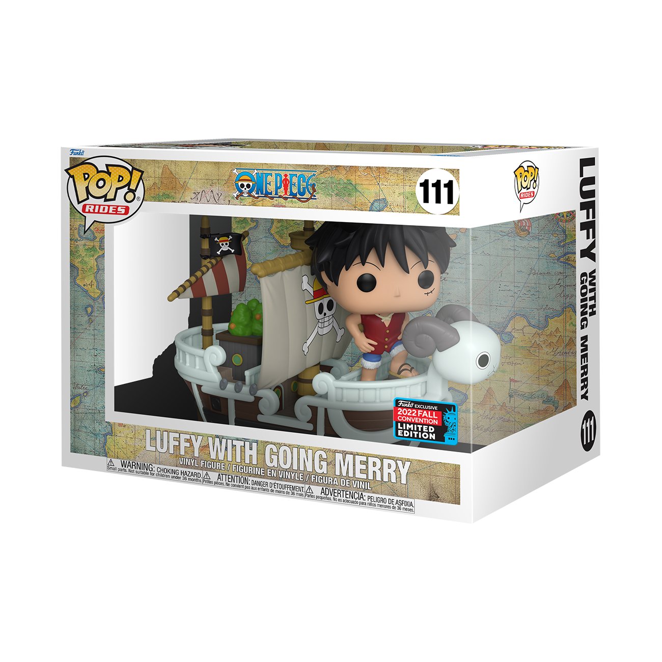 One Piece - Luffy w/Going Merry Pop! Vinyl Ride NY22 - Gametraders Modbury Heights