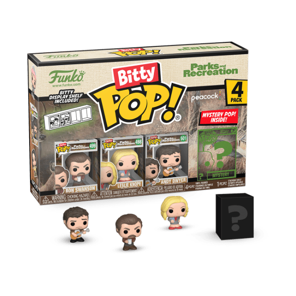 Parks & Recreation - Ron Bitty Pop! 4 - Pack - Gametraders Modbury Heights