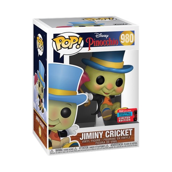 Pinocchio - Jiminy Cricket Pop! Vinyl NY20 - Gametraders Modbury Heights