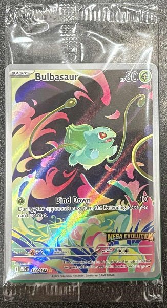 Pokemon TCG: 133/132 Bulbasaur - (Mega Evolution Stamped) Sealed - Gametraders Modbury Heights