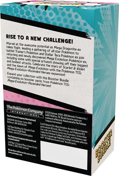 Pokemon TCG: Mega Evolution— Ascended Heroes Booster Bundle - Gametraders Modbury Heights