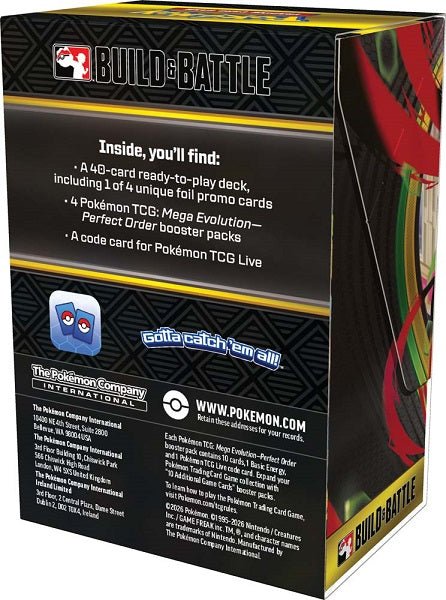 Pokemon TCG: Mega Evolution Perfect Order Build & Battle Box - Gametraders Modbury Heights