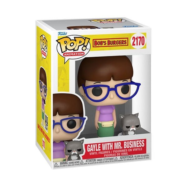*Pre - order* Bob's Burgers - Gayle with Mr.Bus Pop! Vinyl (ETA November) - Gametraders Modbury Heights