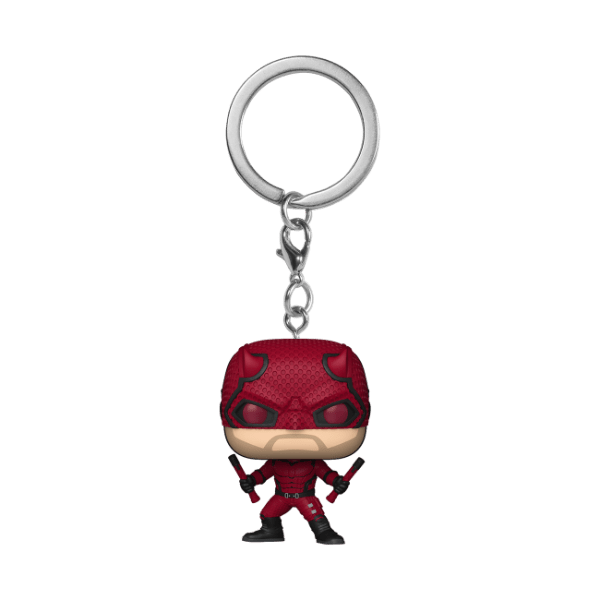 *Pre - order* Daredevil: Born Again - Daredevil Pop! Vinyl Keychain (ETA August) - Gametraders Modbury Heights