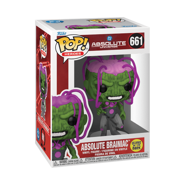 *Pre-order* DC Comics - Brainiac Glow Pop! Vinyl (ETA November) - Gametraders Modbury Heights