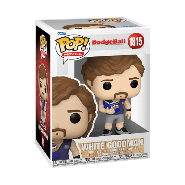 *Pre-order* Dodgeball - White Goodman Pop! Vinyl (ETA October) - Gametraders Modbury Heights