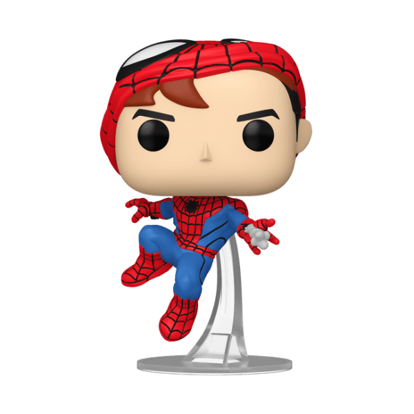 *Pre - order* Friendly Neighbourhood Spiderman - Spiderman (Mask Up) Pop! Vinyl (ETA June) - Gametraders Modbury Heights