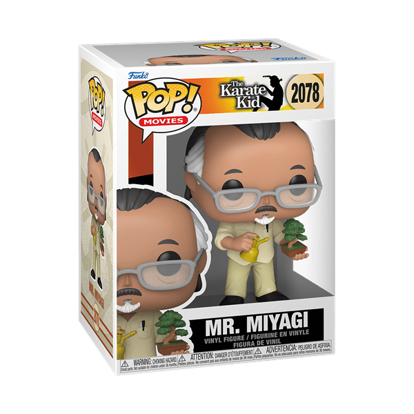 *Pre-order* Karate Kid - Mr Miyagi w/Bonsai Pop! Vinyl (ETA September) - Gametraders Modbury Heights