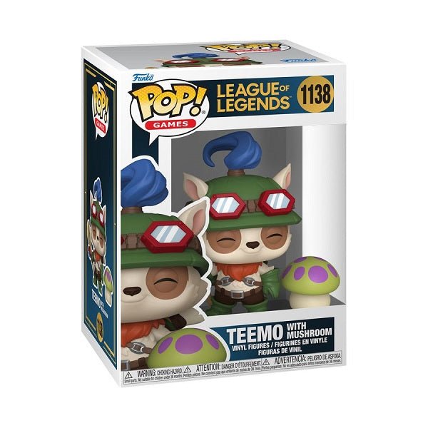 *Pre - order* League of Legends - Teemo with Mushroom Pop! Vinyl (ETA September) - Gametraders Modbury Heights