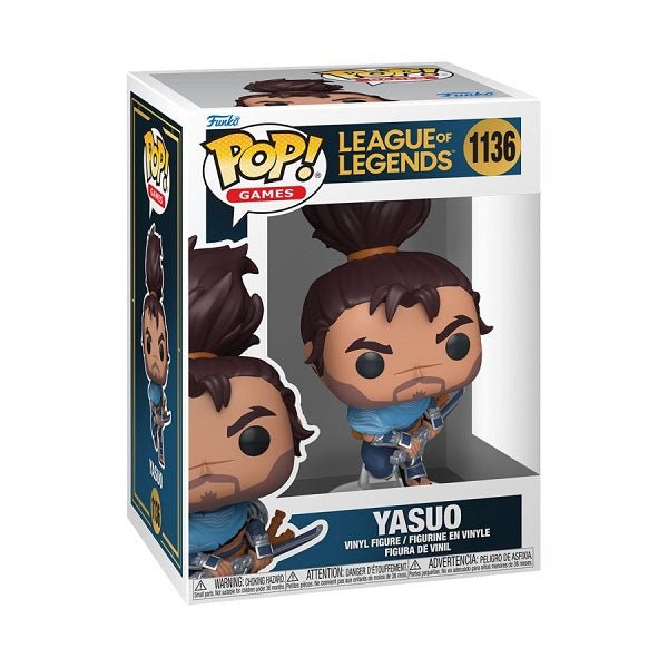 *Pre - order* League of Legends - Yasuo Pop! Vinyl (ETA September) - Gametraders Modbury Heights