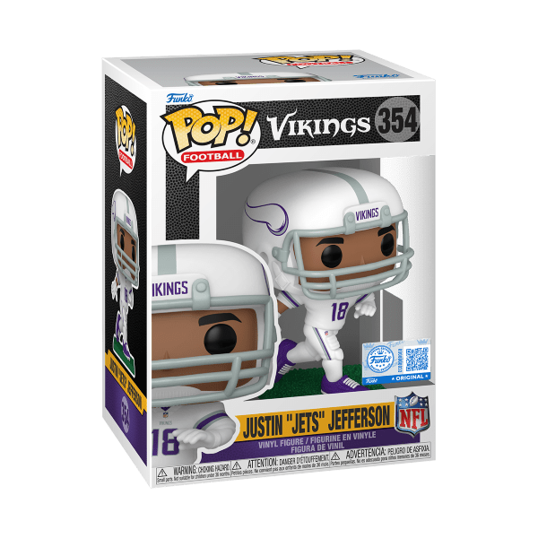 *Pre-order* NFL: Vikings - Justin Jefferson (Winter Warrior) Pop! Vinyl (ETA October) - Gametraders Modbury Heights