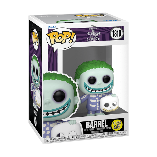 *Pre-order* Nightmare Before Christmas - Barrel Glow Pop! Vinyl (ETA September) - Gametraders Modbury Heights