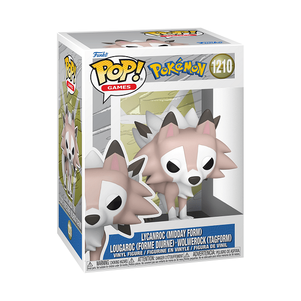 *Pre-order* Pokemon - Lycanroc (Midday Form) Pop! Vinyl (ETA July) - Gametraders Modbury Heights