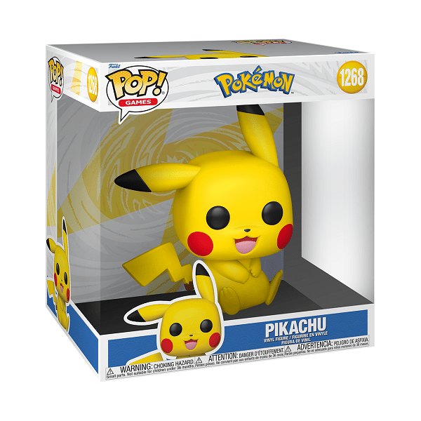 *Pre-order* Pokemon - Pikachu (Sitting) 10" Pop! Vinyl (ETA August) - Gametraders Modbury Heights