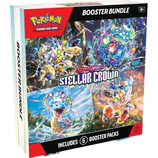 *Pre - order* Pokemon - TCG - Scarlet & Violet 7 Stellar Crown Booster Bundle (13th September) - Gametraders Modbury Heights