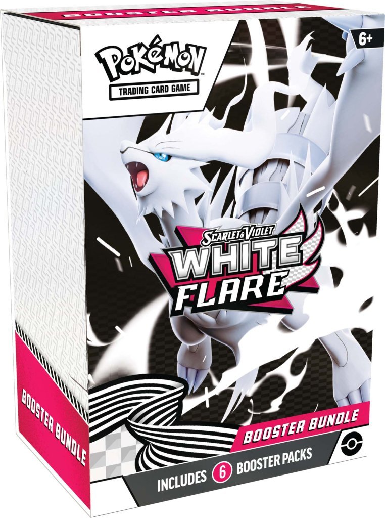*Pre - order* Pokémon TCG: Scarlet & Violet—White Flare Booster Bundle (22nd August) - Gametraders Modbury Heights