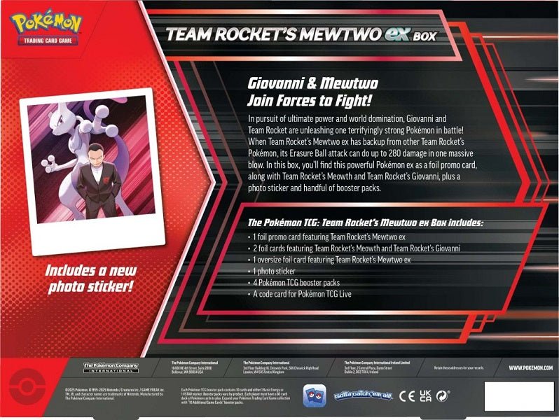 *Pre - order* Pokemon - TCG - Team Rocket's Mewtwo ex Box (25th July) - Gametraders Modbury Heights