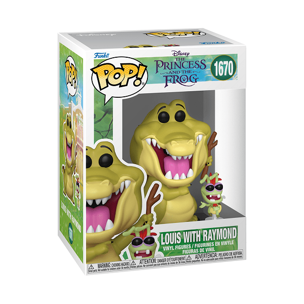 *Pre - order* Princess and The Frog - Louis & Raymond Pop! Vinyl (ETA December) - Gametraders Modbury Heights