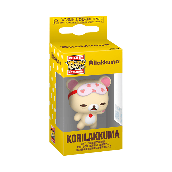 *Pre-order* Rilakkuma - Korilakkuma (Sleepy) Pop! Keychain (ETA August) - Gametraders Modbury Heights