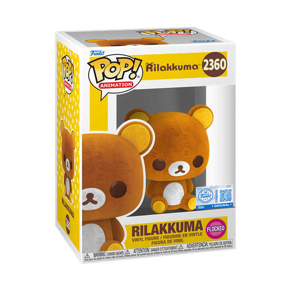 *Pre-order* Rilakkuma - Rilakkuma Flocked Pop! Vinyl (ETA August) - Gametraders Modbury Heights