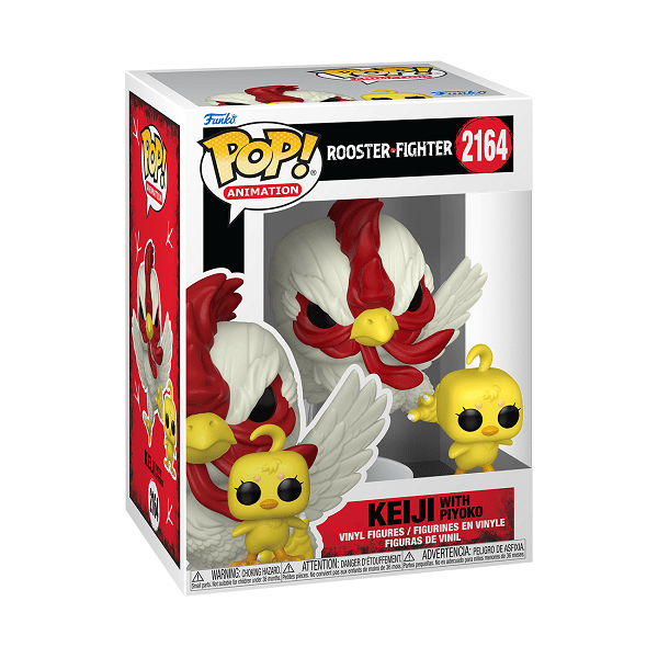 *Pre - order* Rooster Fighter - Keiji & Piyoko Pop! Vinyl (ETA December) - Gametraders Modbury Heights