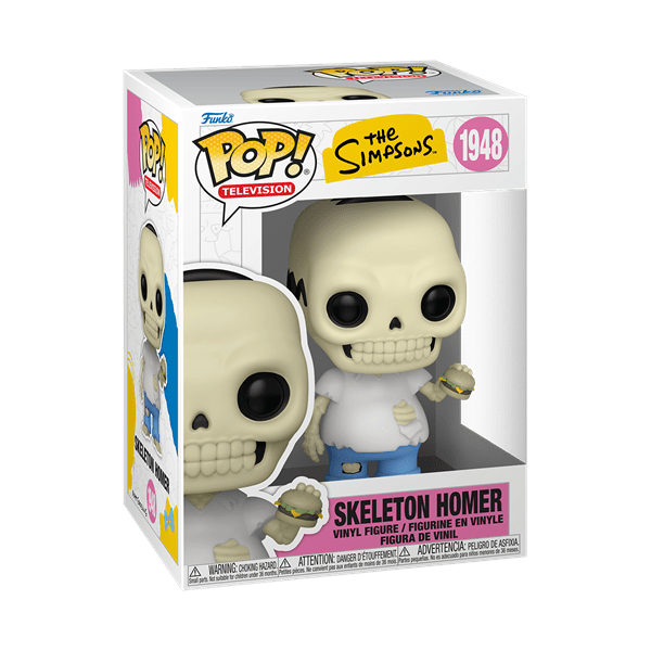 *Pre-order* Simpsons - Skeleton Homer Pop! Vinyl (ETA September) - Gametraders Modbury Heights