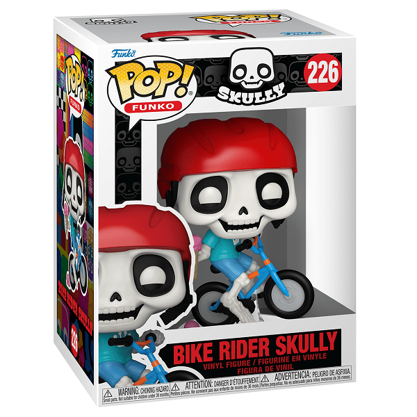 *Pre-order* Skeleton Summer - Bike Rider Skully Pop! Vinyl (ETA June) - Gametraders Modbury Heights
