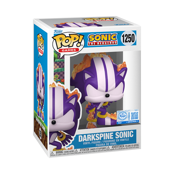 *Pre-order* Sonic - Darkspine Sonic Pop! Vinyl (ETA June) - Gametraders Modbury Heights