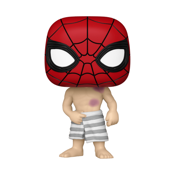 *Pre-order* SpiderMan: BND - Spider-Man w/Towel Pop! Vinyl (ETA March) - Gametraders Modbury Heights