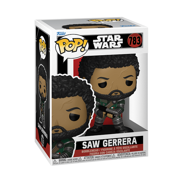 *Pre - order* Star Wars: Andor - Saw Gerrera Pop! Vinyl (ETA June) - Gametraders Modbury Heights