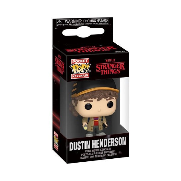 *Pre - order* Stranger Things - Dustin Henderson Pop! Keychain (9th October) - Gametraders Modbury Heights