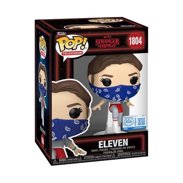 *Pre - order* Stranger Things - Eleven with Bandana (Floating) US Exclusive Pop! Vinyl (9th October) - Gametraders Modbury Heights
