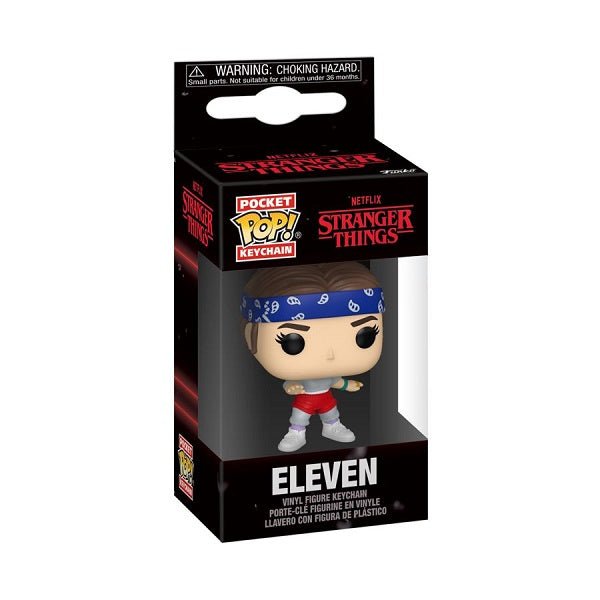 *Pre - order* Stranger Things - Eleven with Bandana Pop! Keychain (9th October) - Gametraders Modbury Heights