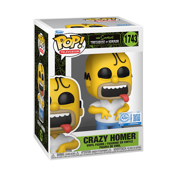 *Pre - order* The Simpsons: Treehouse of Horror - Crazy Homer US Exclusive Pop! Vinyl (ETA August) - Gametraders Modbury Heights