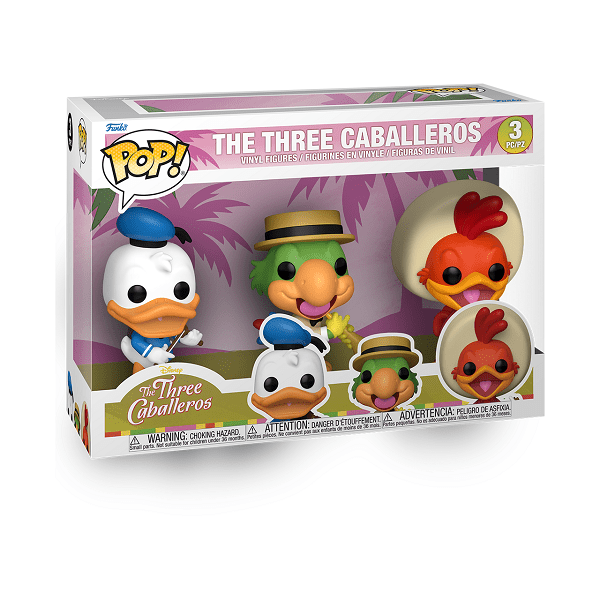 *Pre-order* The Three Caballeros - The Three Caballeros Pop! 3PK (ETA August) - Gametraders Modbury Heights