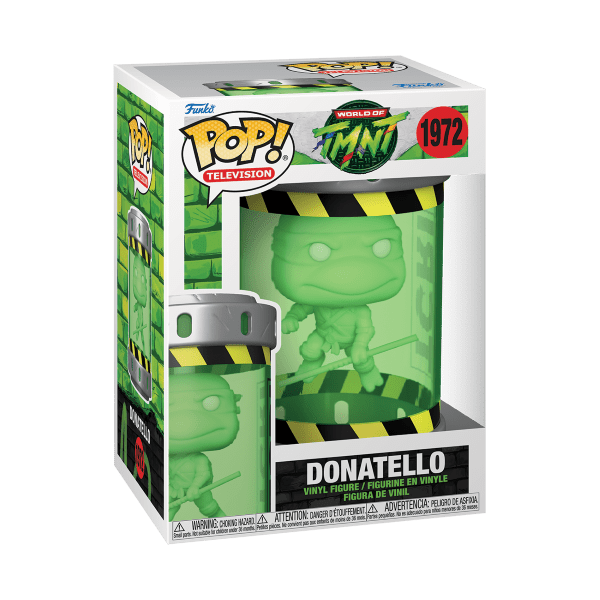 *Pre-order* TMNT - Donatello Ooze Canister UV Glow Pop! Vinyl (ETA November) - Gametraders Modbury Heights