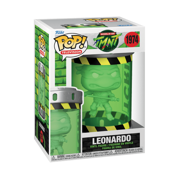*Pre-order* TMNT - Leonardo Ooze Canister UV Glow Pop! Vinyl (ETA November) - Gametraders Modbury Heights