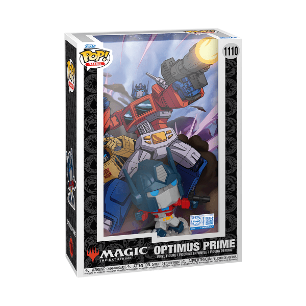 *Pre - order* Transformers X Magic: The Gathering - Optimus Prime Pop! Cover (ETA September) - Gametraders Modbury Heights