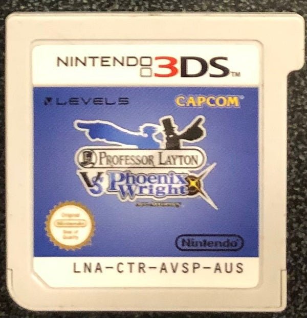 Professor Layton Vs Phoenix Wright Ace Attorney 3DS (No Case) - Gametraders Modbury Heights