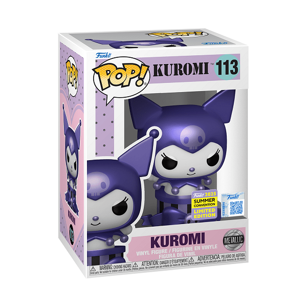 Sanrio - Kuromi Purple Metallic SDCC 2025 EXC Pop! Vinyl - Gametraders Modbury Heights