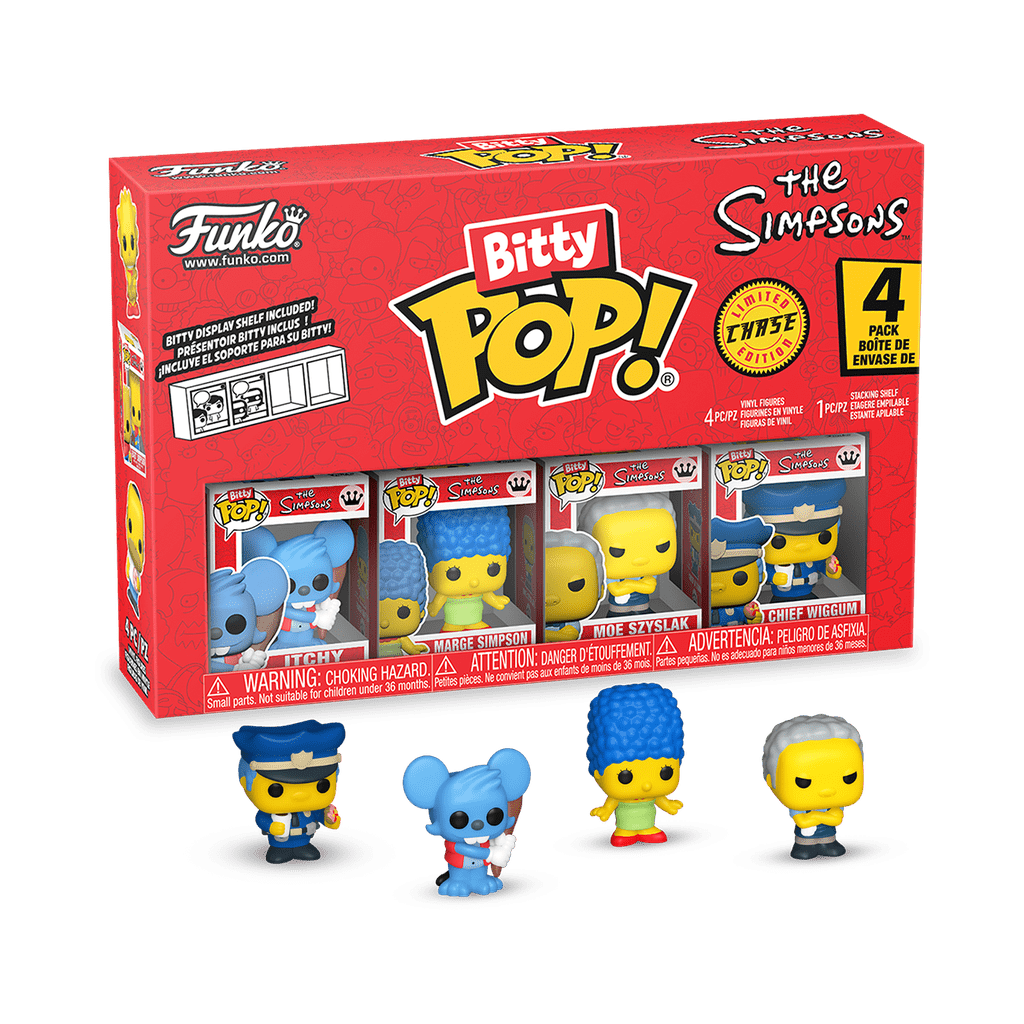 Simpsons - Itchy Bitty Pop! Vinyl 4PK - Gametraders Modbury Heights