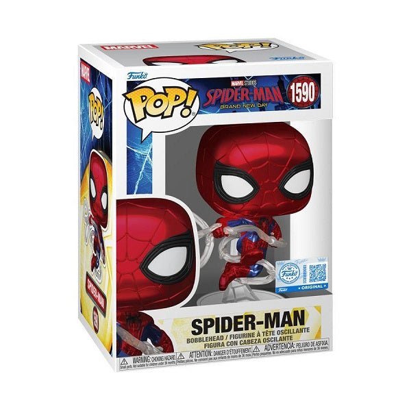 Spiderman: Brand New Day – Spiderman Metallic US Exclusive Pop! Vinyl - Gametraders Modbury Heights