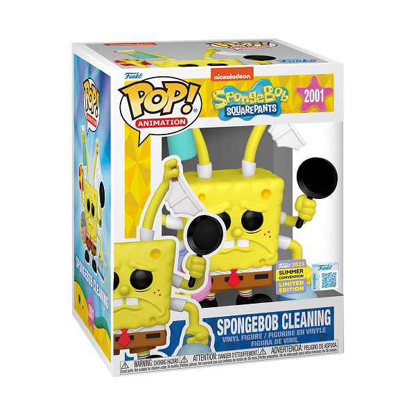 SpongeBob - SpongeBob Cleaning (Six Arms) SDCC 2025 EXC Pop! Premium - Gametraders Modbury Heights