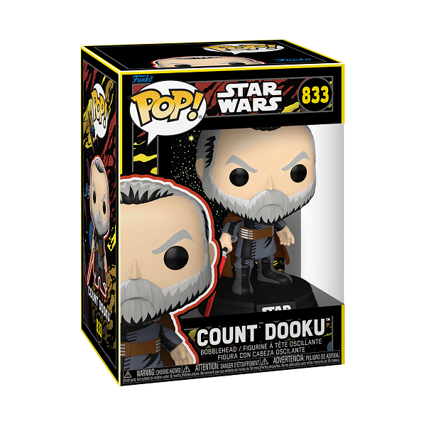 Star Wars - Count Dooku (Retro) Pop! Vinyl - Gametraders Modbury Heights
