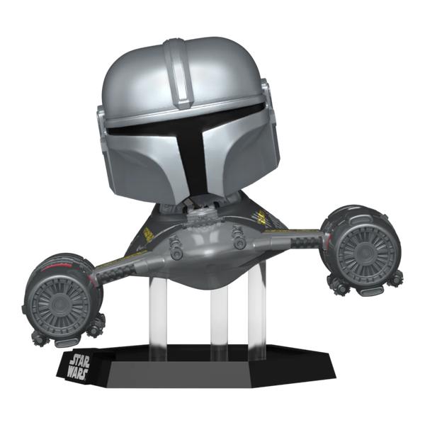 Star Wars: Mandalorian - Mandalorian in N - 1 Starfighter & R5 - D4 Pop! Vinyl Ride - Gametraders Modbury Heights
